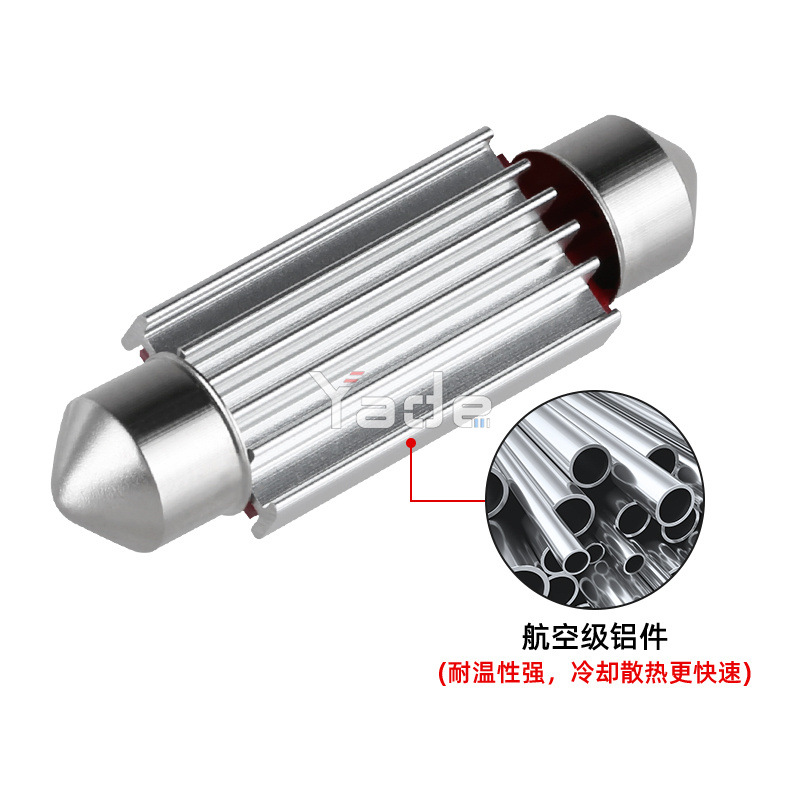 Car led double-tip 4014-12smd indoor roof light license plate light stepless decoding double-tip reading light