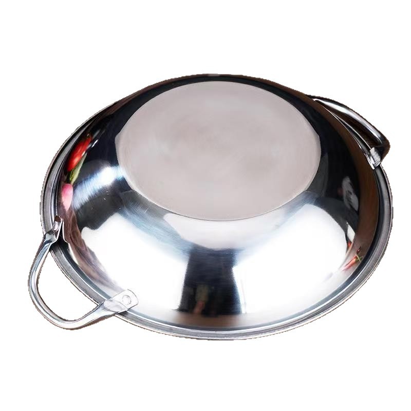 Stainless Steel Dry Pot Alcohol Pot Outdoor Pot Flat Bottom Dry Pot Dry Pot Small Hot Pot Restaurant Commercial Hot Pot