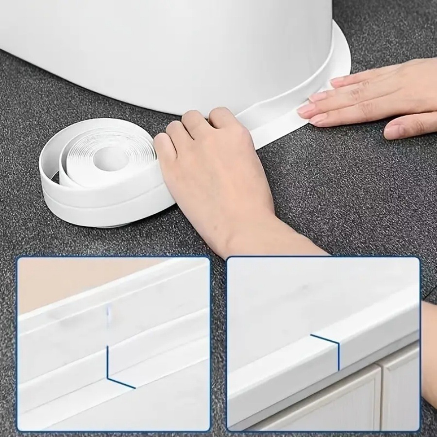 Cross border waterproof mildew proof toilet caulking strip, kitchen bathroom self-adhesive sealing tape, bathroom waterproof tape
