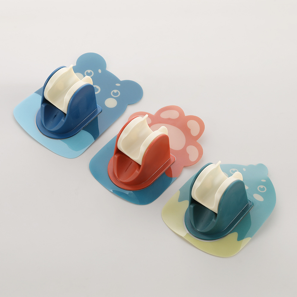 New Cartoon Punch-Free Shower Holder Bathroom Shower Head Holder Fixed Base Adjustable Shower Bath Accessories