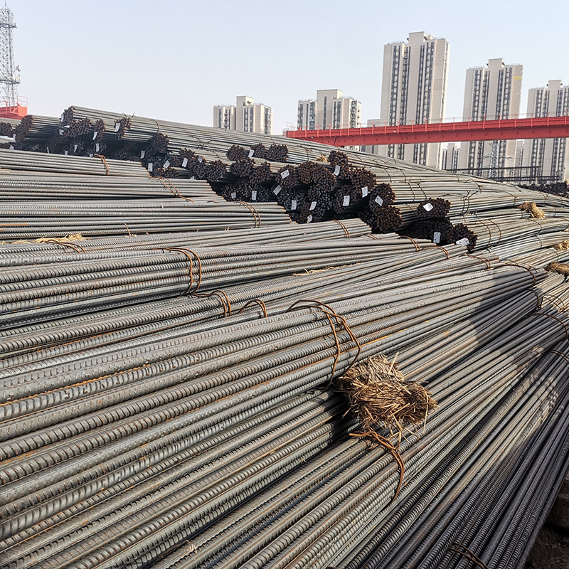 Threaded Steel Bars from Steel Mills, Grade 3 Steel Rebar Hrb400E, Construction Steel Bars, Precision-Rolled Earthquake-Resistant Grade 4 Threaded Steel