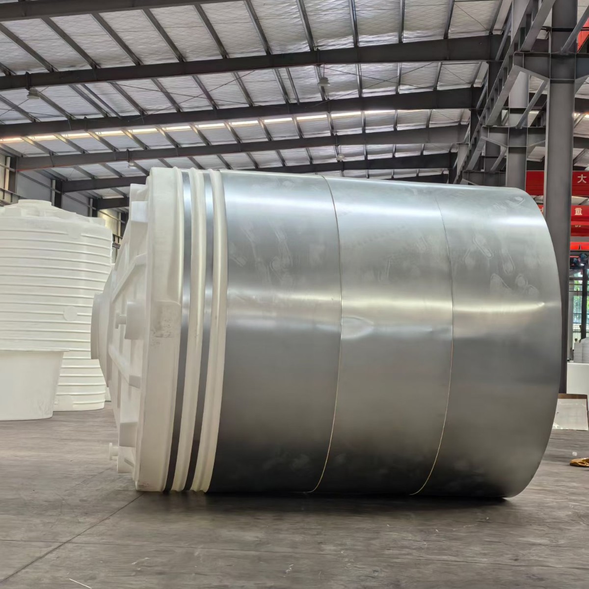 Customized 50-Ton Plastic Storage Tank 30 Cubic Meters Construction Site Additive Plastic Water Tower 10t Thickeneded Vertical Rotational Molding Pe Water Tank