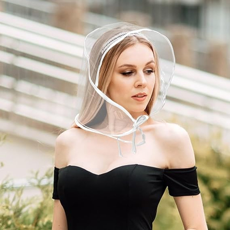 Black large quantity in stock rain hat breathable unisex windproof rain protection hairstyle in stock windproof rain hat