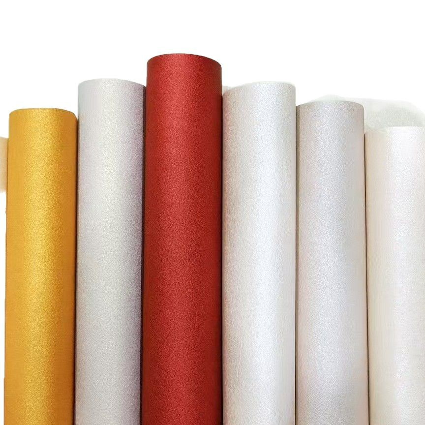 Wallcovering Texture High-grade Seamless Wall Cloth Art Paint Wall Cloth Linen Light Luxury High-end PVC Full