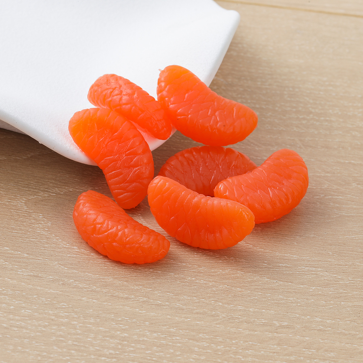 Simulated Fruit Orange Petals Orange Flesh Grapefruit Petal Model DIY Handmade Cream Glue Clay Accessories Mini Food Toys