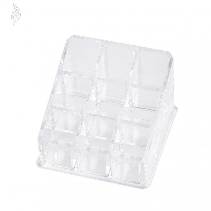 Internet Celebrity Transparent Jiugongge Lipstick Rack Cosmetic Storage Makeup Lipstick Storage Box Desktop Lip Glaze Fit Rack
