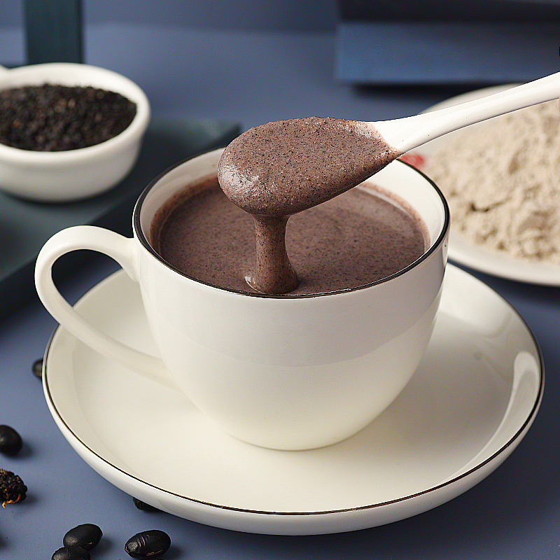 Black Sesame, Walnut, Mulberry Powder, Black Bean Powder, Sesame Paste, Meal Replacement Powder, Drink Supports Distribution, Invite Wholesale Agent