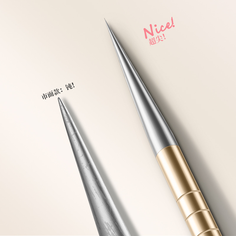 Gold Tip Fine Acne Needle Single Blackhead Removal Needle Acne Picking and Squeezing Acne Tool Full Set Needle Clearing and Scraping Closed Mouth