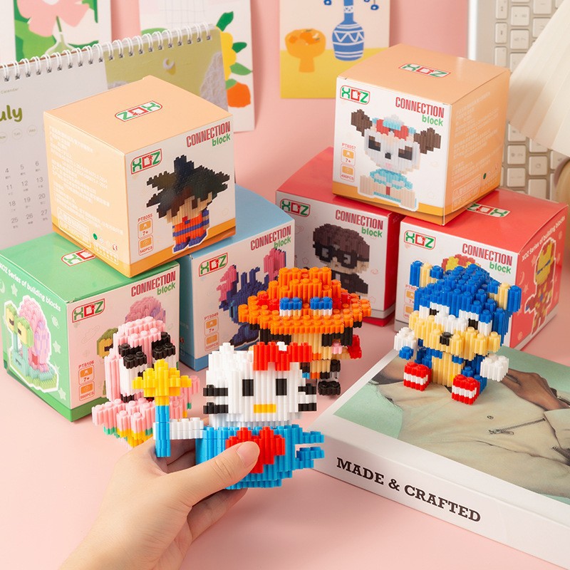 Совместимые с Lego строительные блоки оптовая продажа мелкие части сборка мультфильмы для мальчиков и девочек образовательные игрушки в слепых коробках