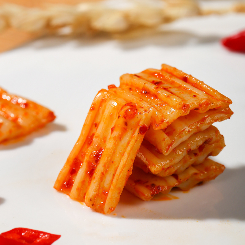 Hongwang cold skin spicy strips spicy dried tofu bulk casual dried tofu snacks childhood nostalgic classic bean skin spicy slices