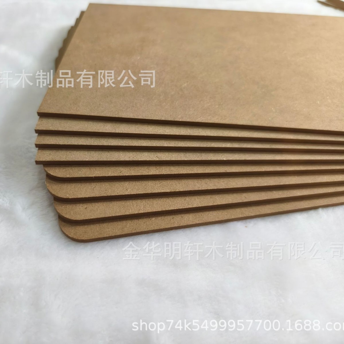 Factory wholesale MDF3mm environmental protection super hard density board right angle board fillet board can be cut in any size