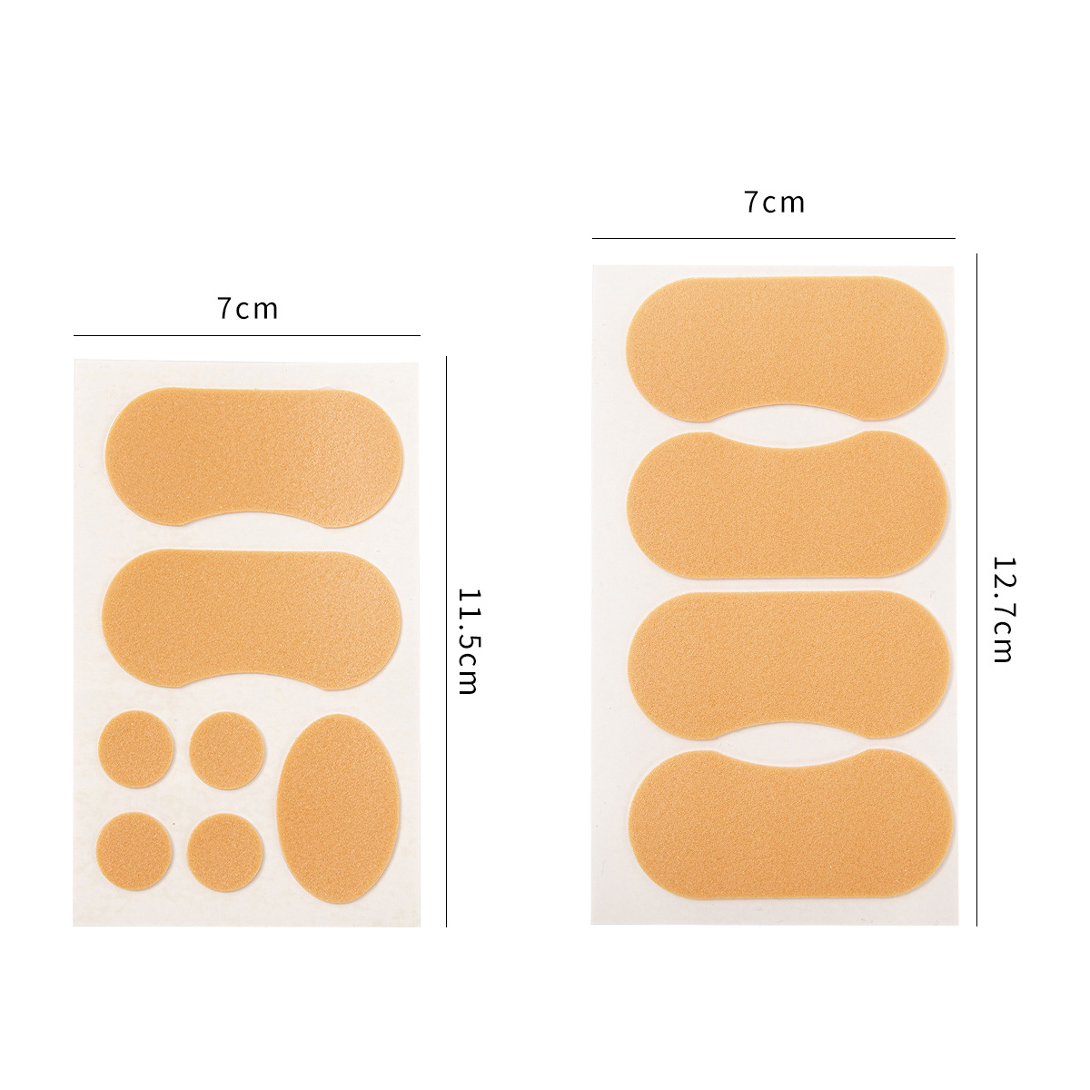 Cross-border in stock foam anti-wear foot yellow heel sticker toe anti-heel high heels waterproof breathable sports foam