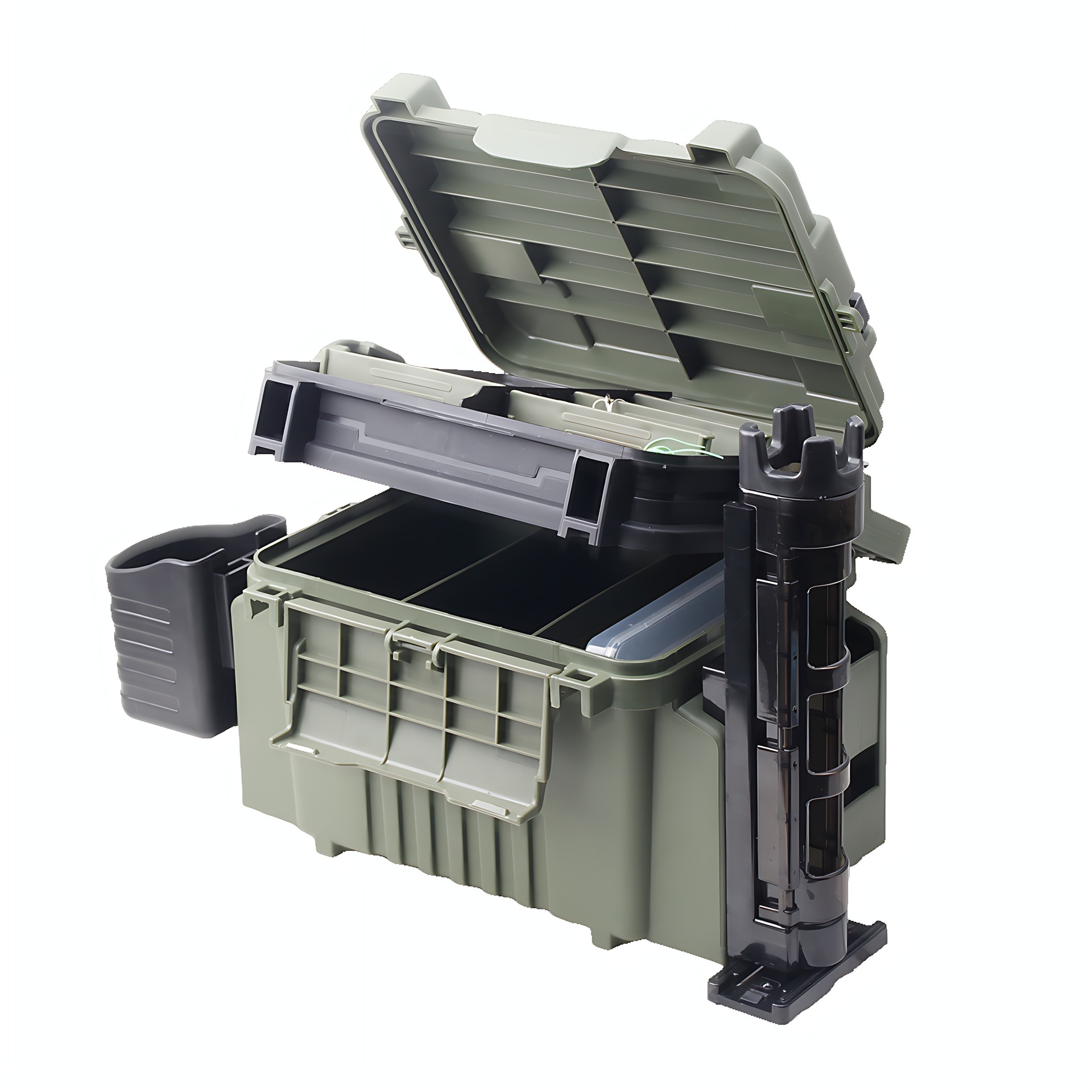 Luya box fish box Luya bait storage box Luya fishing box sea fishing rock fishing can sit reinforced thick large capacity multi-layer