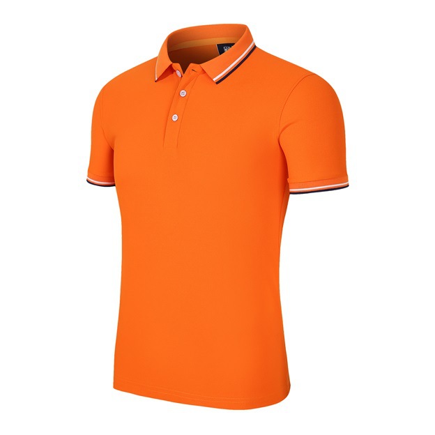 Washed Cotton Lapel Polo Shirt Enterprise Group Work Clothes Customized T-Shirt with Edge Advertising Shirt Embroidery Printing LOGO