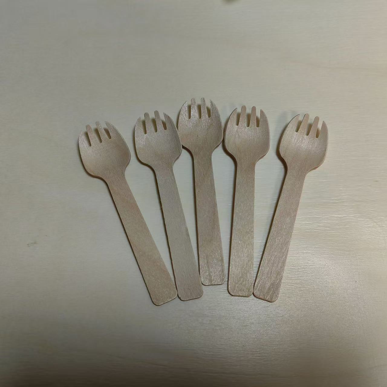 Disposable Ice Cream Spoon Wooden Biodegradable Dessert Spoon Manufacturer Wholesale