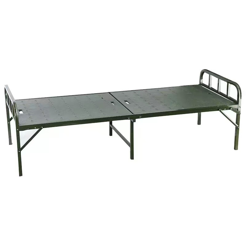 Emergency Disaster Relief Steel-Plastic Folding Bed Fire Relief 80% off Camping Bed Home Outdoor Single Nap Bed Simple Bed