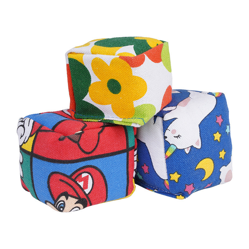 Sandbags Children's Sandbags Hand Scratch and Throw Sandbags Elementary School Kindergarten Toys Canvas Throwing Games Cloth Bag Toys