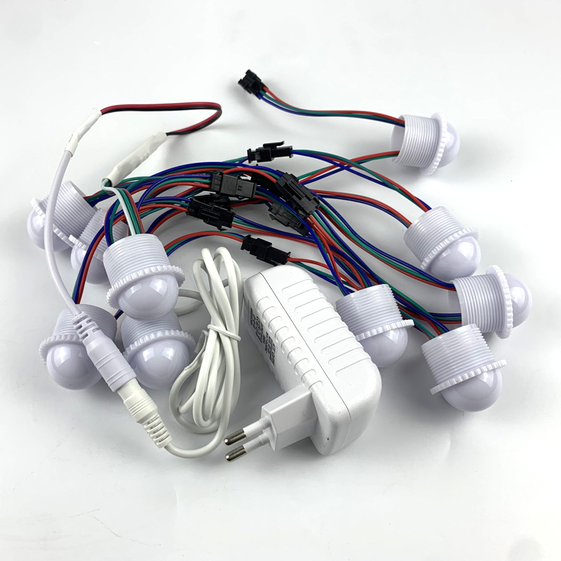 Point Light Source 26mm Point Light Source Led Point Light Source Full-Color Mushroom Light Pixel Light Led Point Light Source