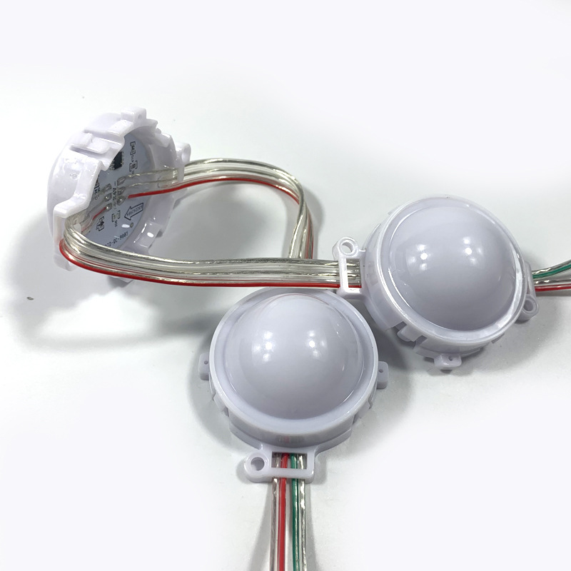 Point Light Source Pixel Light Led Point Light Source 5cm Milky White Shell Led Point Light Source 50mm Colorful Point Light Source