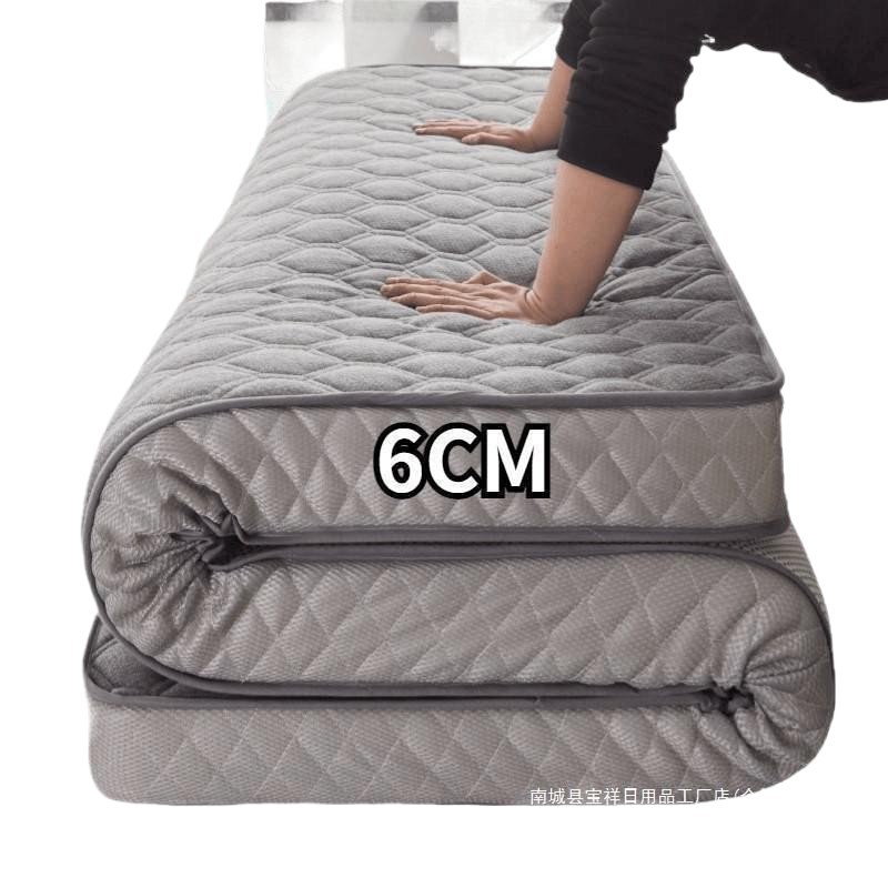 Latex Mattress Base for Home Use, Double Thickened Student Dormitory Single Tatami Sponge Mattress, Foldable Base