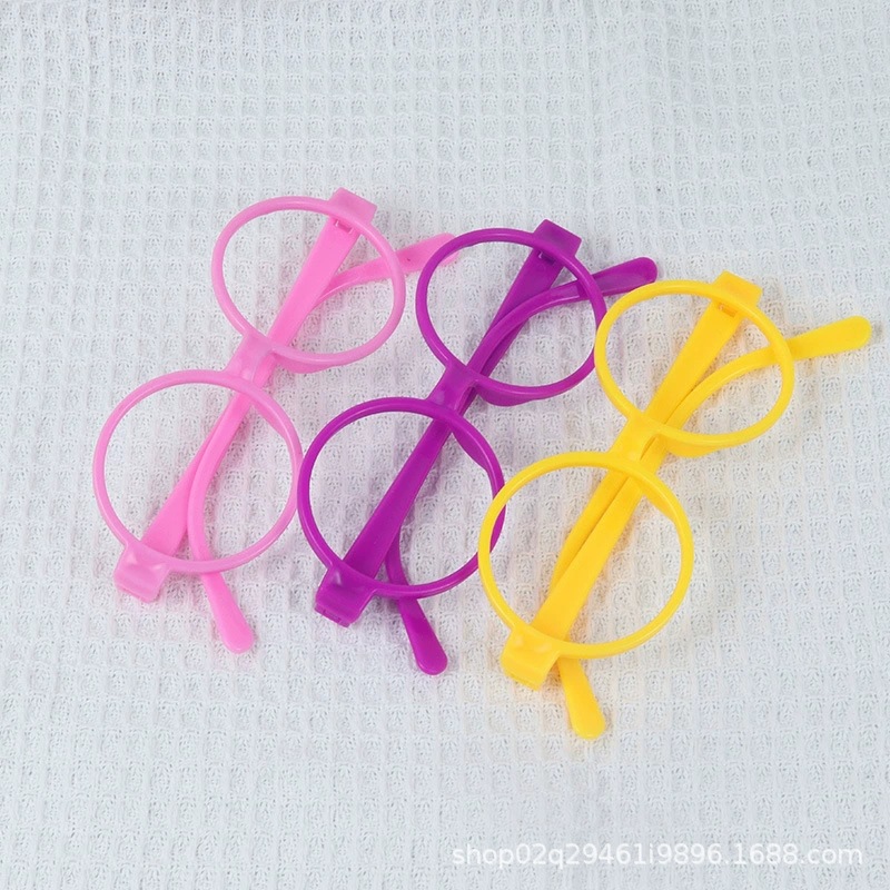 Оправа для детских очков для женщин, милая, модная, круглая, без линз, универсальная ретро декоративная оправа