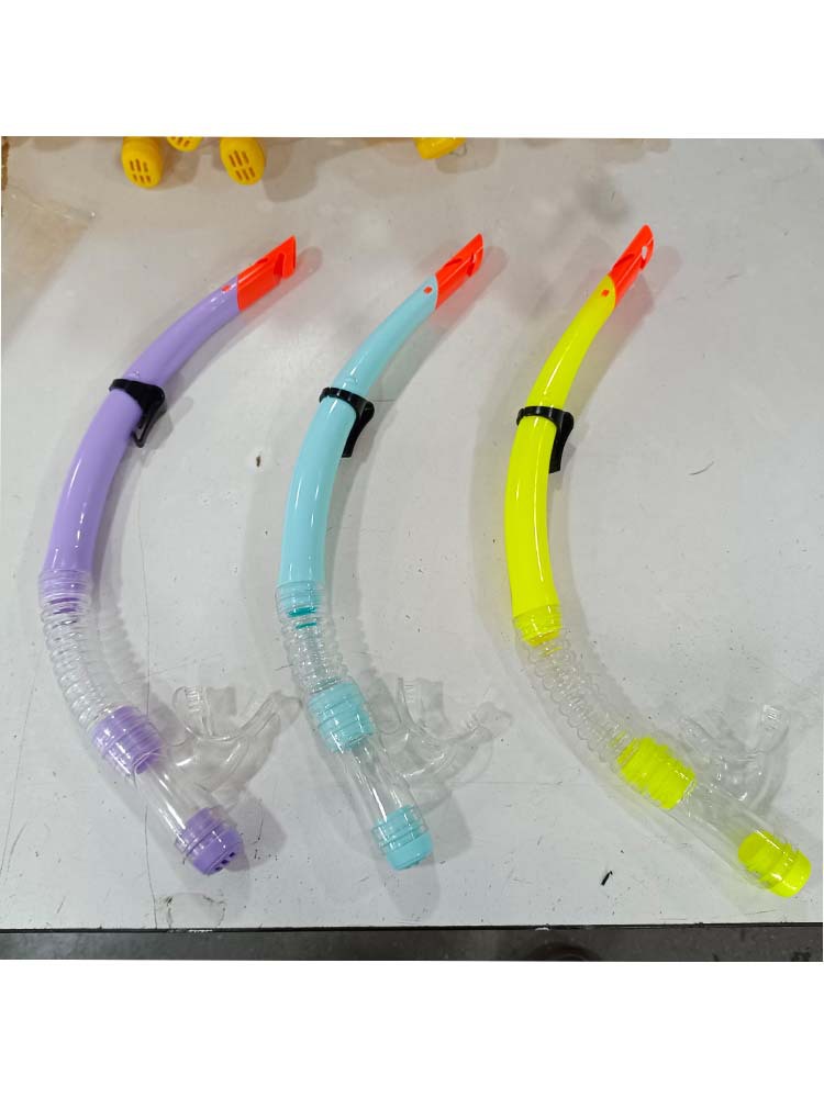 Adult Unisex Fully Dry Semi-Dry Wet Free Diving Silicone Snorkel Snorkeling Sambo Diving Equipment