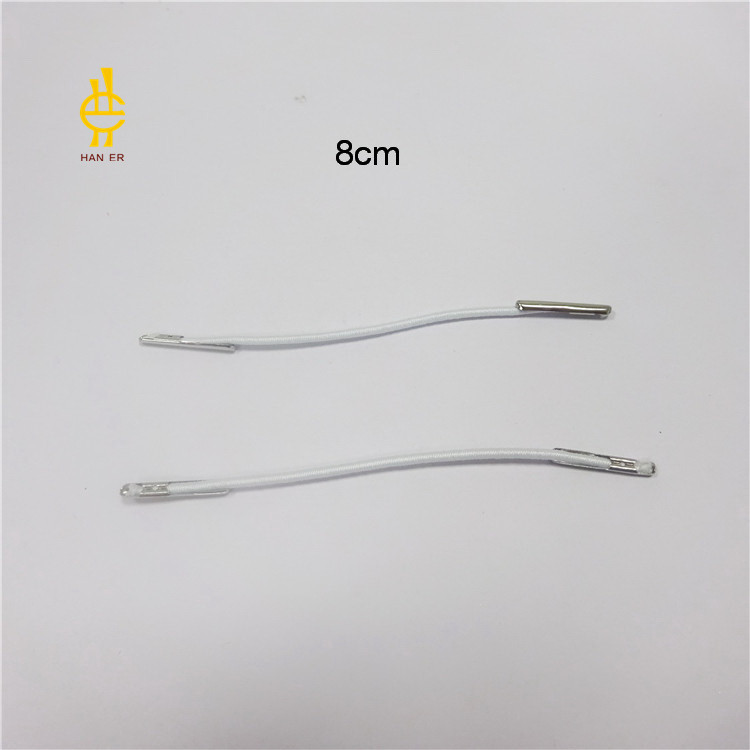 Guangdong Elastic Band with Metal Buckle, Elastic Cord with Double-Ended Beer Nozzle, Rubber Band with Iron Buckle, Elastic Packaging Clip Cord