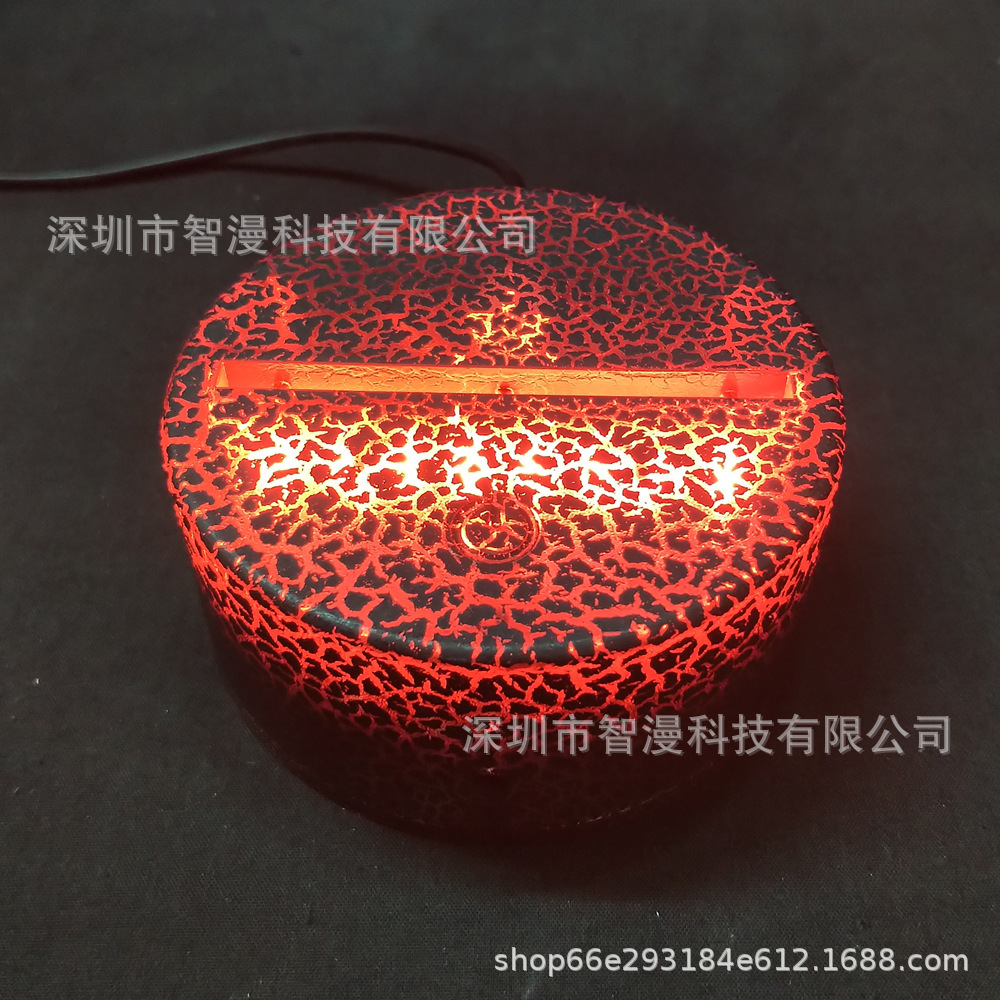 Night Light Base New Creative Touch Remote Control Colorful Night Light USB Charging Base Led Desk Lamp Base