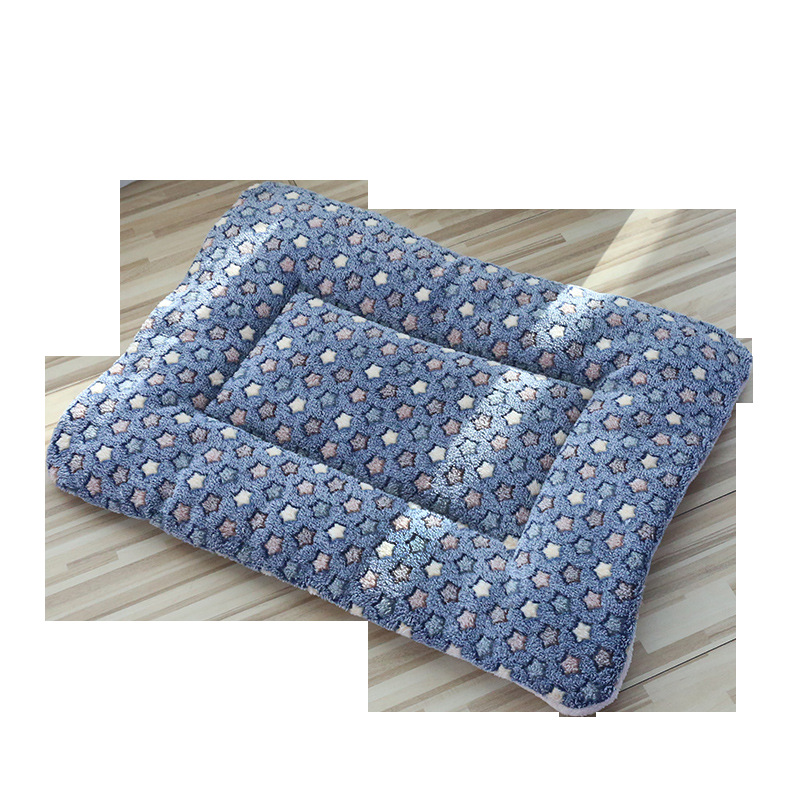 Factory wholesale pet mat rectangular double-sided dual-use cat nest mat comfortable high elastic cute pet warm mat dog mattress