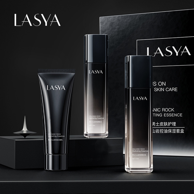 Набор для мужчин Lasya с вулканическим камнем, 3 предмета, оптовая продажа
