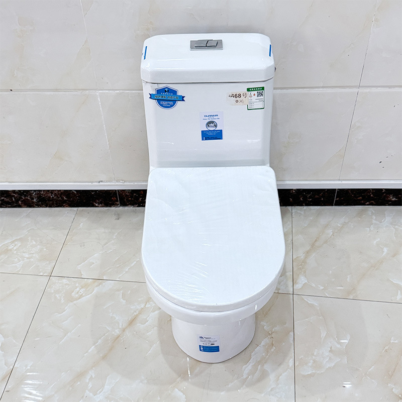 Ceramic Toilet Bowl Wholesale Manufacturer Bathroom Super Swirl Siphon Water-Saving Large Diameter One-Piece Toilet