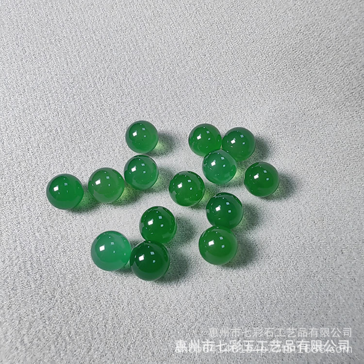 [Agate single bead] Red White green blue powder black non-hole half hole earrings bracelet with beads accessories diy jewelry