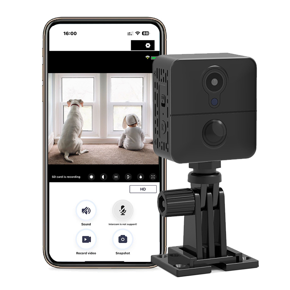 Новая низкопотребляющая WiFi беспроводная умная камера для удаленного мониторинга безопасности дома с голосовой связью и индукцией тела