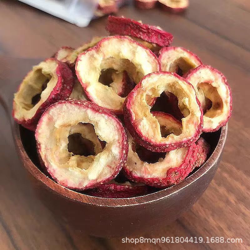Seedless Hawthorn Dried Tea Slices 500g Free Shipping New Arrival Seedless Sulfur-Free Pitted Hawthorn Hollow Ring Soaked in Water Specialty