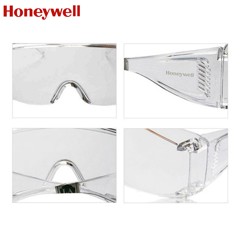 Honeywell Bage 100002 Protective Glasses Anti-liquid Splash Anti-chemical Anti-sand Safety Glasses for Visitors