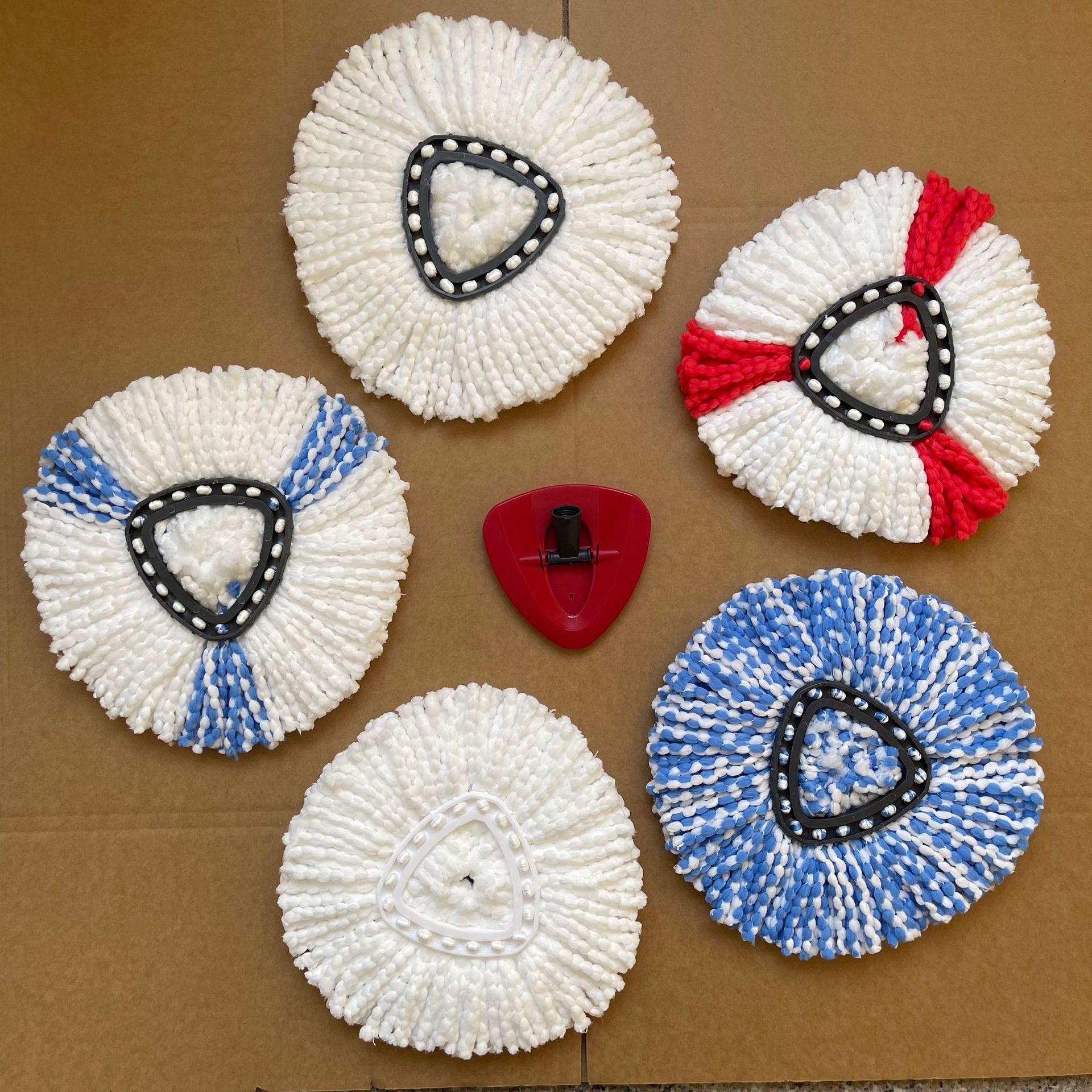 Cross-border Mop Accessories Fitting O-Cedar Vileda Brand Fine Fiber Mop Head Rotating Replacement Head