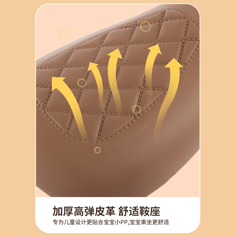 A generation of electric car child seat foldable front Emmayadi battery car baby children sit safely