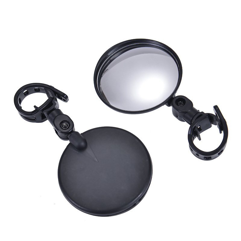 Двухчастное выпуклое зеркало для велосипеда 360 градусов поворотное широкоугольное зеркало заднего вида