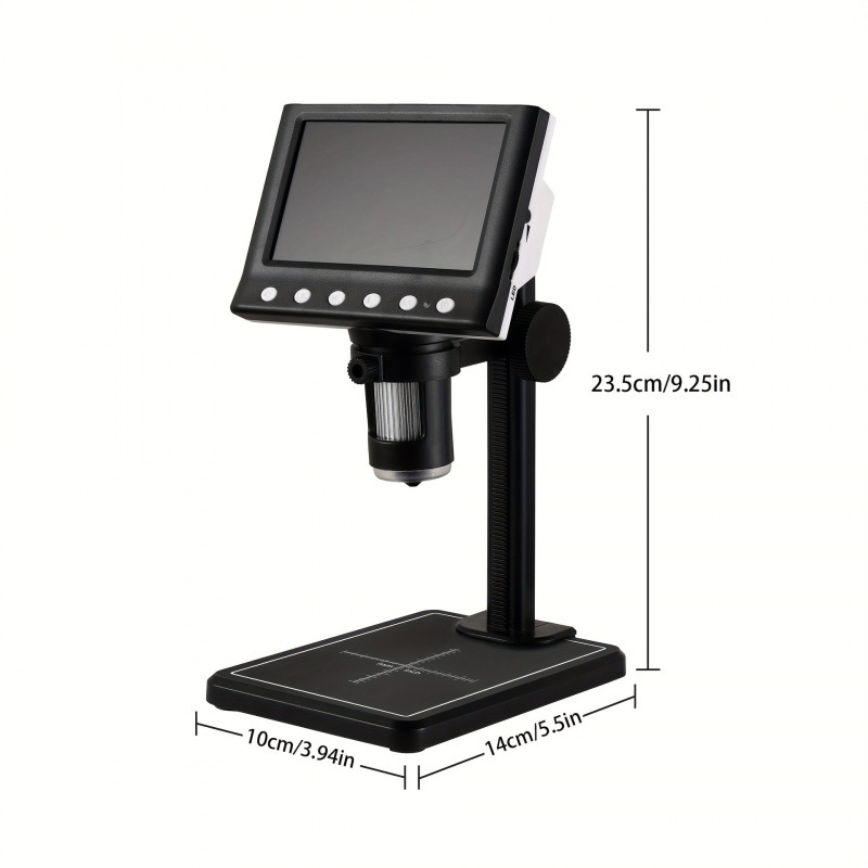 2026 New Cross-Border 4.3 Coin Microscope 2023 New Lcd Digital Microscope 1000 Times