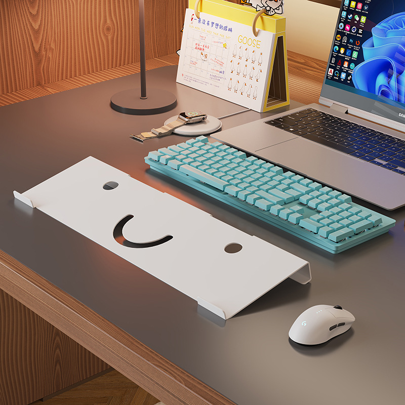 Laptop External Keyboard Stand Desktop Notebook Dustproof Writing Stand Computer Heightening Keyboard Storage Rack