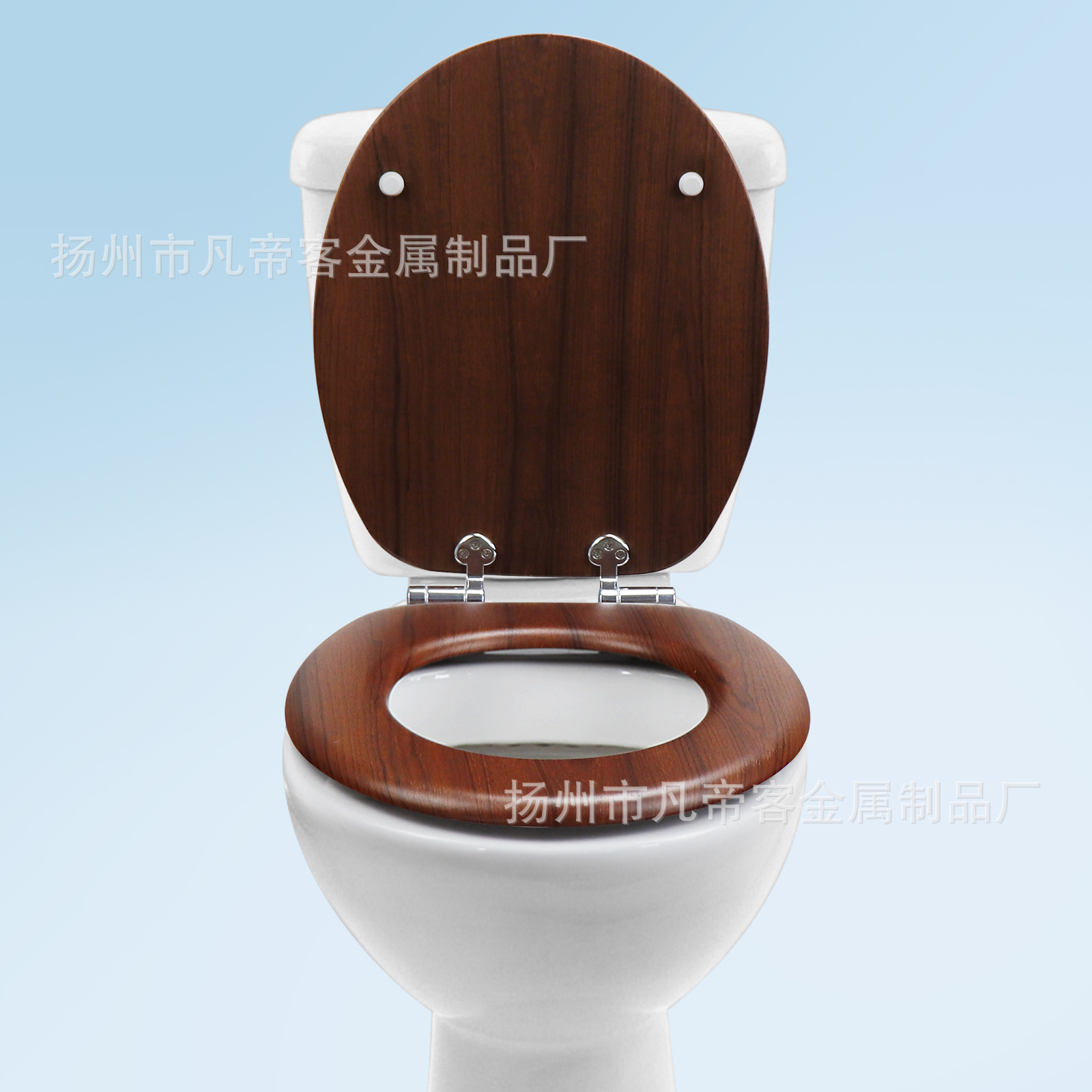 Factory direct density board wood MDF toilet lid pvc veneer wood grain pattern with slow drop