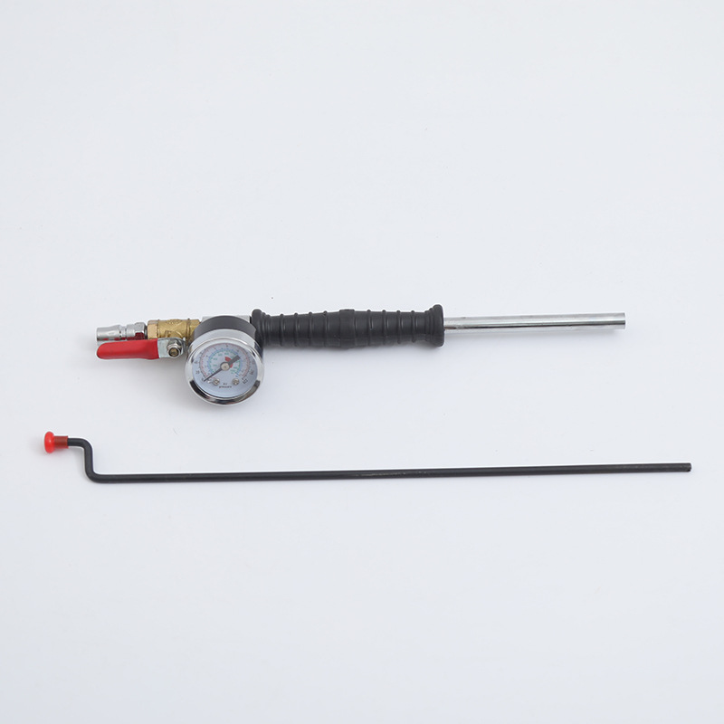 Factory Direct Sales Tire Inflator with Gauge, Car Air Nozzle, Quick Inflation Rod, Air Pressure Gauge, Cigarette Lighter Adapter