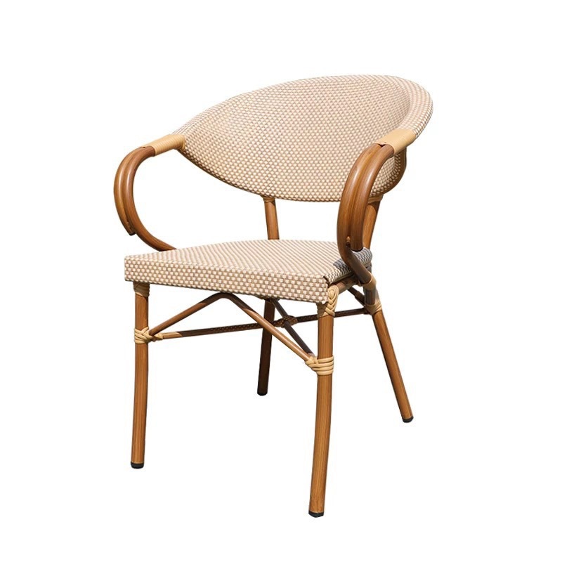 Balcony Small Table and Chair Three-piece Rattan Chair Tea Table and Chair Combination Outdoor Courtyard Garden Leisure Coffee Table Coffee Shop Table and Chair