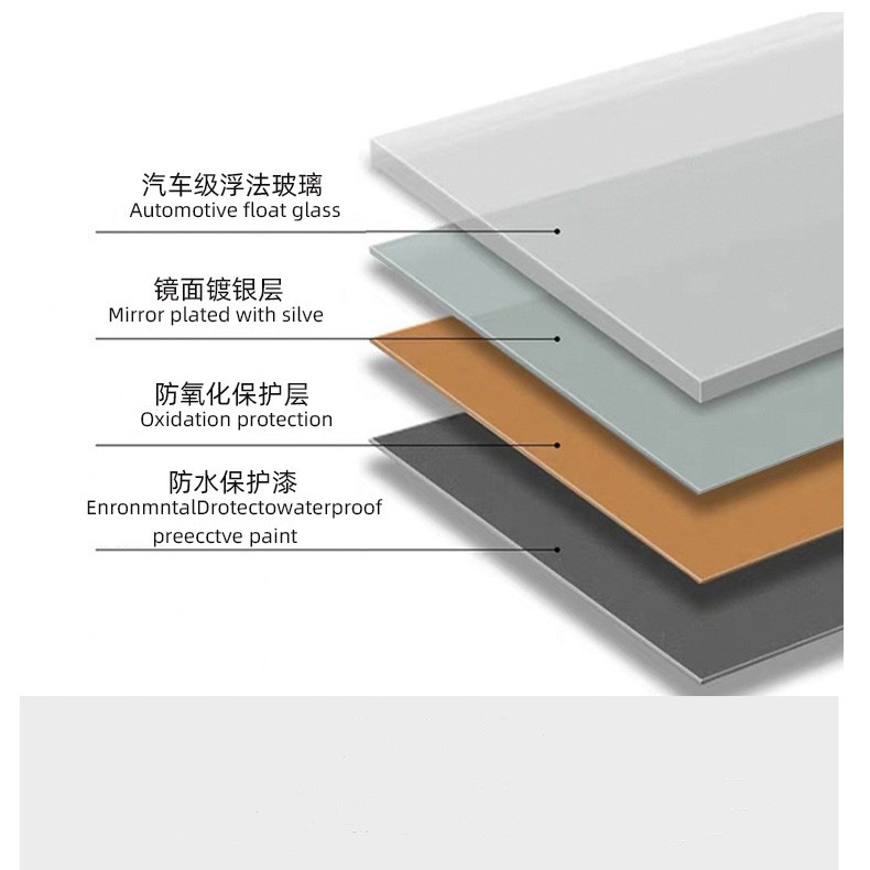 Modern minimalist frameless floor mirror self-adhesive stitching mirror right angle combination full-length mirror dormitory full-length mirror wholesale