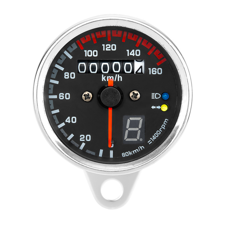 Cross-border hot-selling motorcycle modification with gear meter for Harley cruise pointer meter odometer 12V
