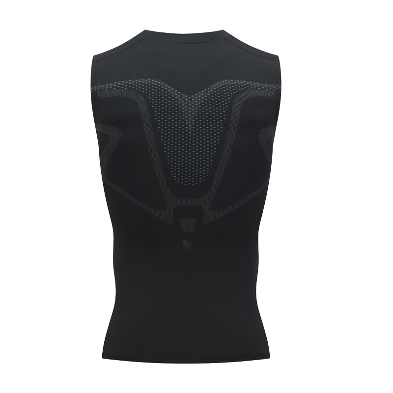 Men's Shaping Fitness Vest Sports Running Breathable Top Slim-fit Sweat-absorbent Quick-drying Basketball Track and Field Training Vest