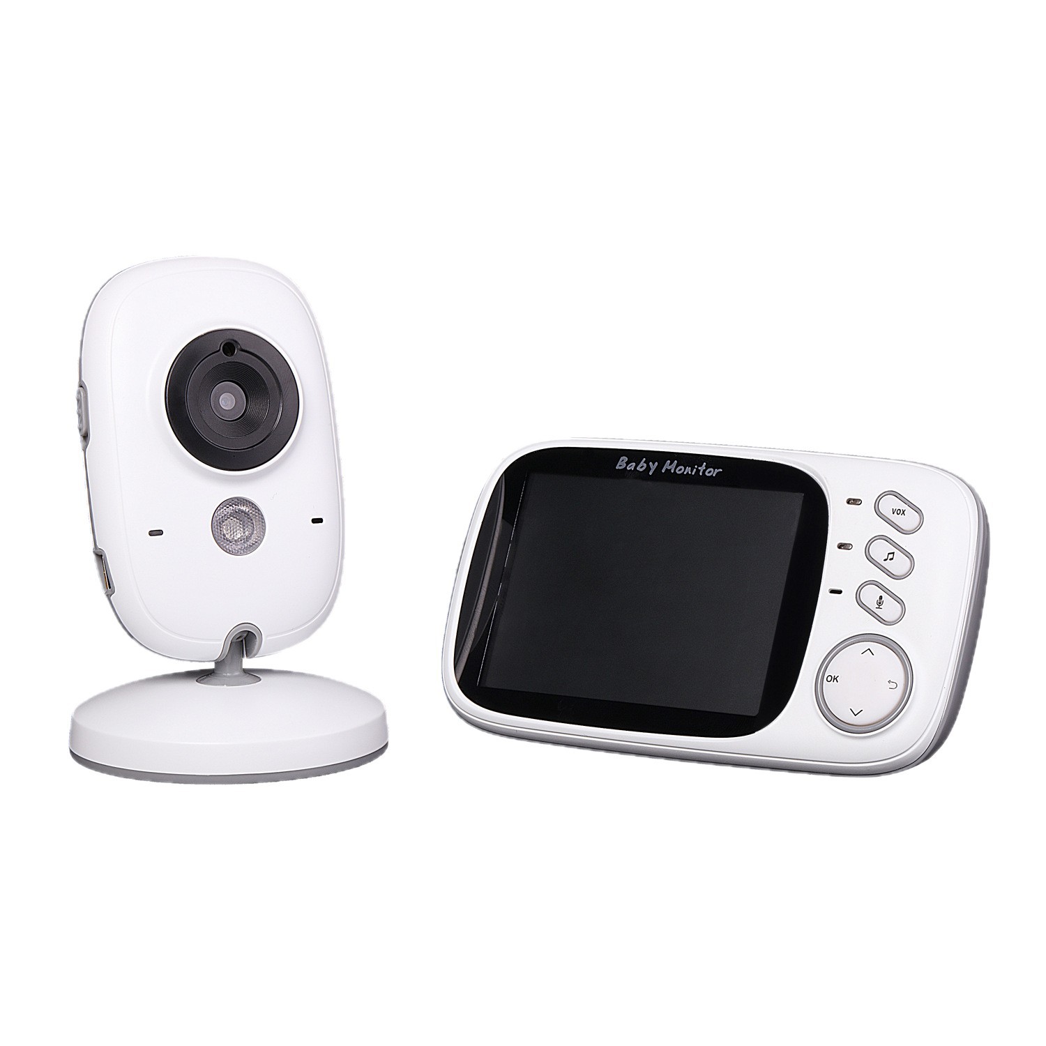 Vb603 Digital Wireless Baby Baby Monitor Two-Way Intercom Temperature Display Lullaby Power Saving Mode