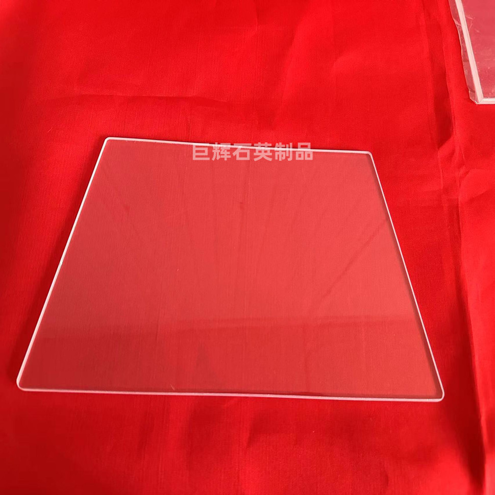 Wholesale quartz glass wood stove glass plate high temperature resistant effective sterilizer fireplace glass high pressure resistant processing