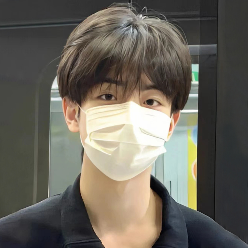 Парик мужской полный головной покров мужской дифференциальный короткий парик с челкой корейский стиль повседневные объемные волосы