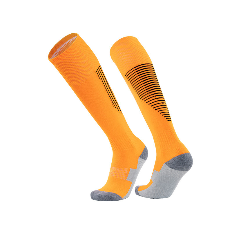 Football Socks Thickened Long Socks Non-Slip Sweat-Absorbent Training Competition Sports Men's Socks Wholesale Breathable and Comfortable Sole
